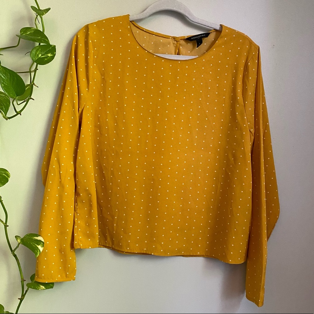 Yellow Star Banana Republic Blouse